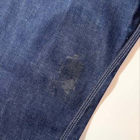 1950's SILVER STREAK Denim Overall Sun Fade Deadstock
