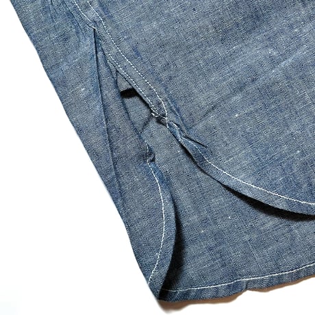 1950's US.NAVY Chambray L/S Shirt Deadstock