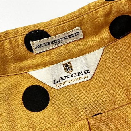 1960's LANCER Dots L/S Shirt