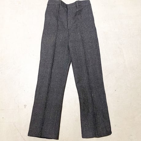 1950's LE MONT BLANC Black Chambray Trousers Deadstock