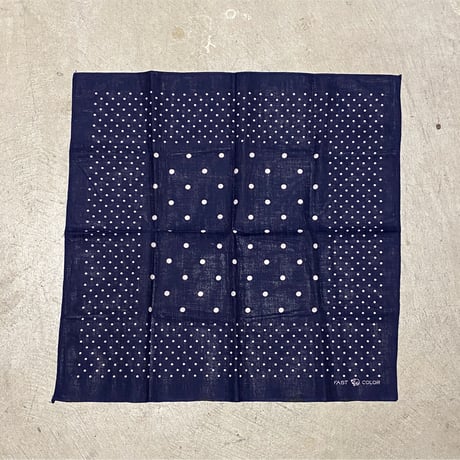 1950's Elephant Brand Dots Bandana Deadstock