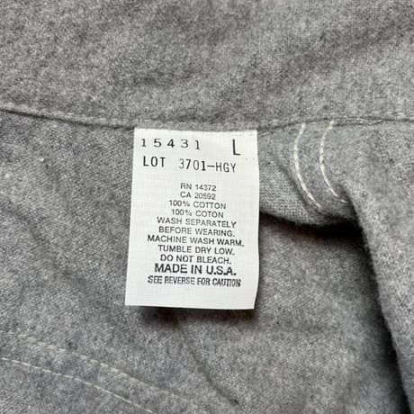1980's FIVE BROTHER Chamois Cloth L/S Shirt Deadstock