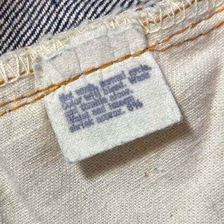 1970's Levi's 501 66 Single Denim Pants Deadstock