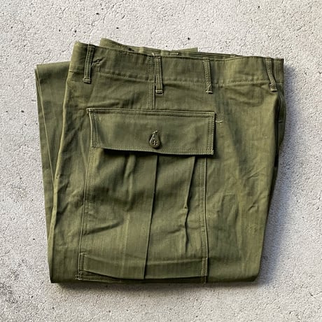 1940's US.ARMY M-43 Herringbone Trousers Deadstock