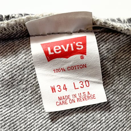 1990's Levi's 501 Gray Denim Pants Deadstock