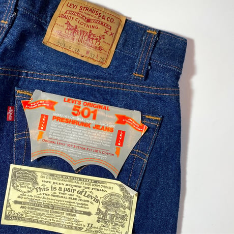 1980's Levi's 501 Denim Pants Deadstock