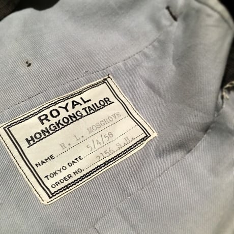 1950's ROYAL HONGKONG TAILOR Silk Slacks