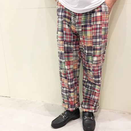 1990〜00's Polo by Ralph Lauren Indian Madras Patchwork Trousers