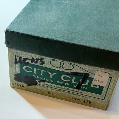 1960's CITY CLUB Leather Shoes Deadstock