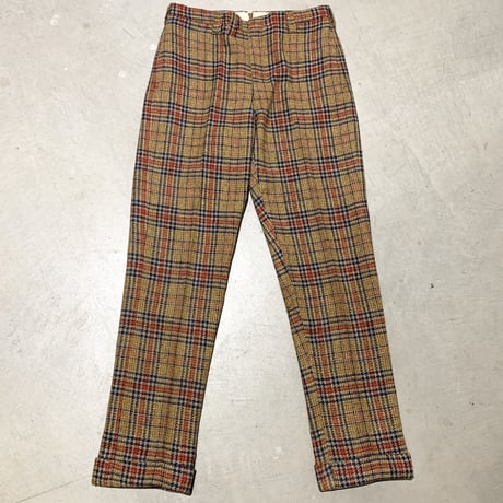 1960's Carrol&Co Wool Tapered Pants