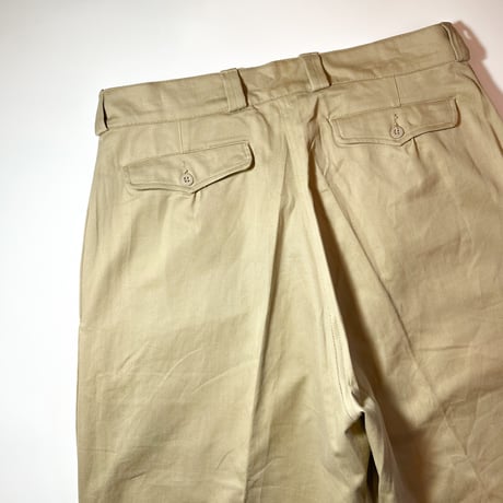 1950〜60's French Army M-52 Chino Trousers Deadstock
