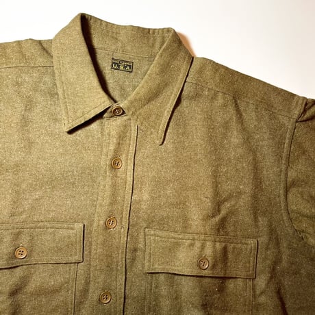1910's〜 US.ARMY Wool Pullover L/S Shirt Deadstock