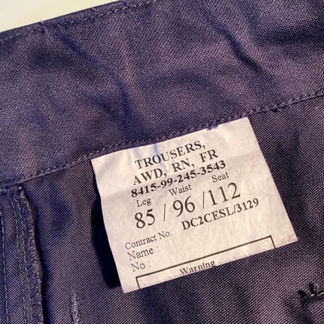 1990's Royal Navy Utility Trousers