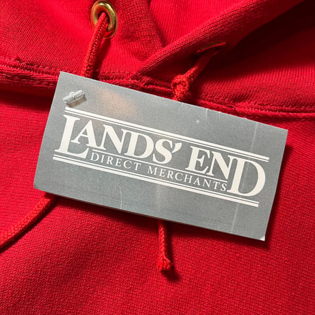 1980's LANDS' END×Champion Reverse Weave Sweat Parka Deadstock