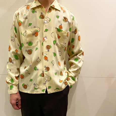 1960's Lance-Set Rayon L/S Shirt