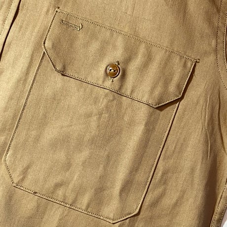 1950's P.L.BADT CO. Herringbone L/S Shirt Deadstock