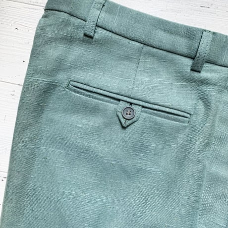 1980's Unknown Cotton&Linen Trousers Deadstock