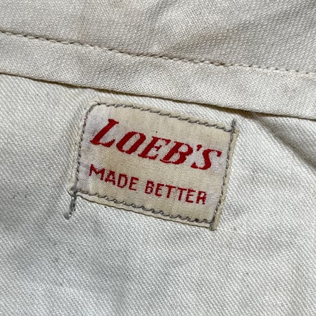 1930's LOEB'S Cotton&Wool Trousers Deadstock