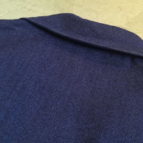 1950's〜 French Unknown Blue Chambray Atelier Coat Deadstock