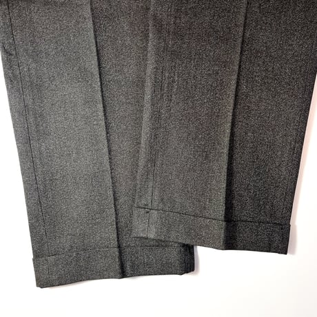 1950's King Kole Black Chambray Trousers Deadstock