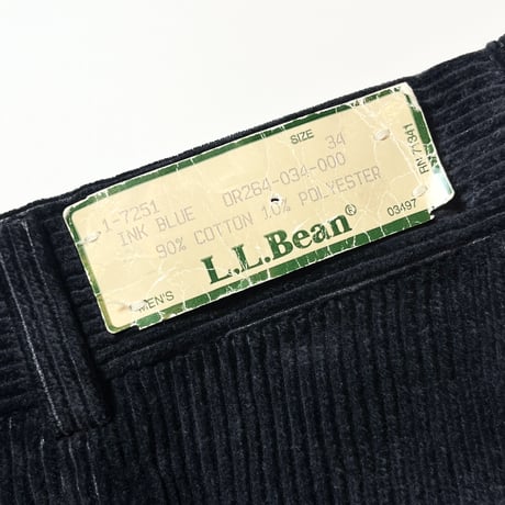 1980's L.L.Bean Corduroy Trousers Deadstock