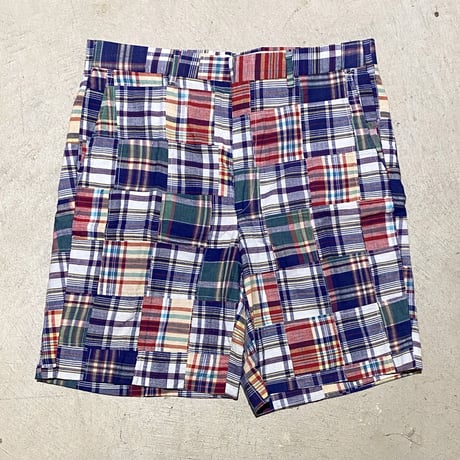 1970's〜 Unknown Indian Madras Patchwork Short Pants Deadstock