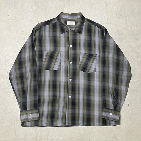 1960's CREASE RESISTANT Rayon L/S Shirt