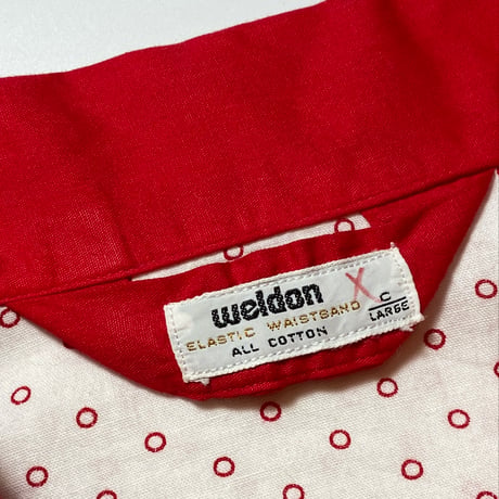 1950's〜 Weldon Pullover Pajama L/S Shirt