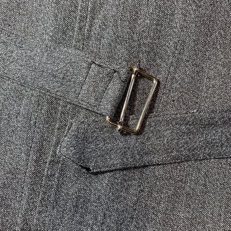 1940〜50's French Unknown Black Chambray Atelier Coat Deadstock