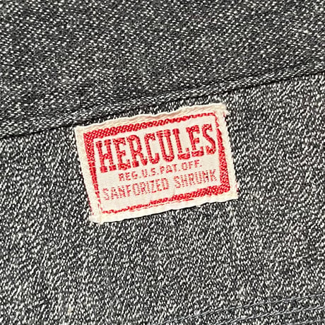 1940〜50's HERCULES Black Chambray L/S Shirt