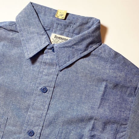 1960〜70's RIVERSIDE Chambray S/S Shirt Deadstock