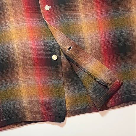 1960's TOWNCRAFT Rayon L/S Shirt