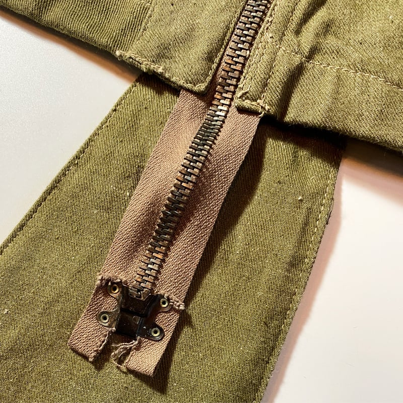 【Vintage】イギリス軍 デニムベスト GREEN DENIM パラシュート Vintage】イギリス軍 デニムベスト GREEN DENIM パラシュート