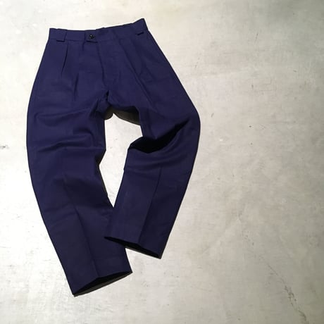 1950's French Unknown Cotton&Linen Trousers Deadstock