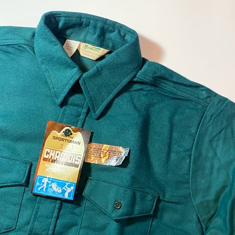 1970's Benoit's Chamois Cloth L/S Shirt Deadstock