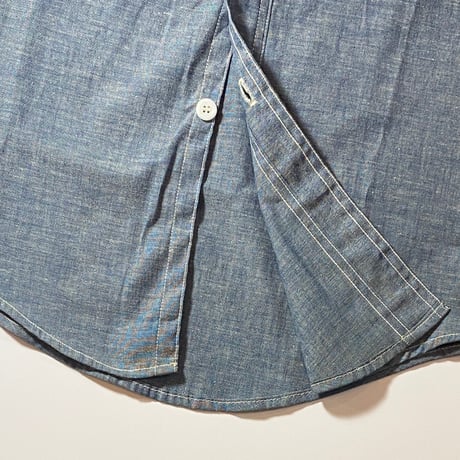 1960's KENNINGTON Chambray L/S Shirt Deadstock