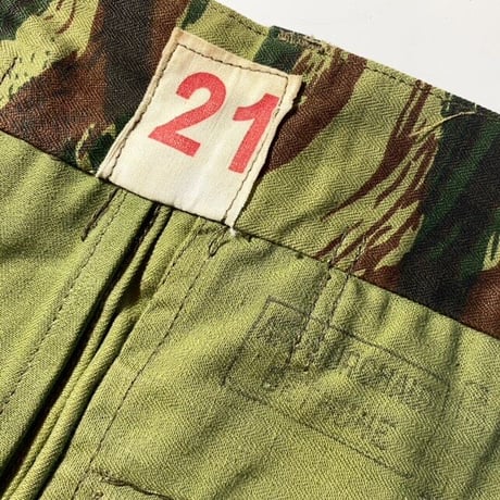 1960's〜 French Army Lizard Camo Trousers Deadstock