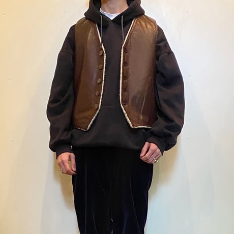 1980's Eddie Bauer Leather Vest