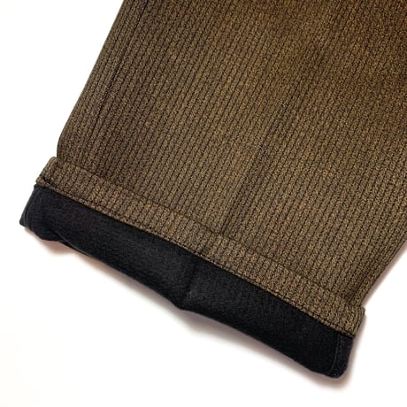 1940's〜 SAVO Brown Pique Trousers Deadstock