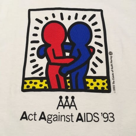 1990's Keith Haring Printed Tee Deadstock