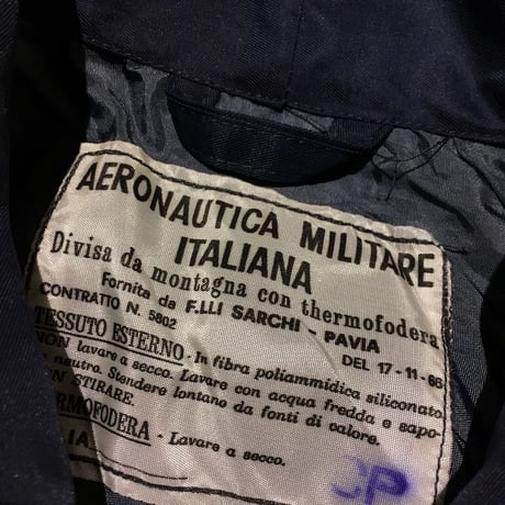 1960's Italian Air Force Aviator Jacket Deadstock