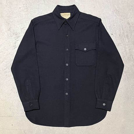 1940's US.NAVY CPO Wool L/S Shirt