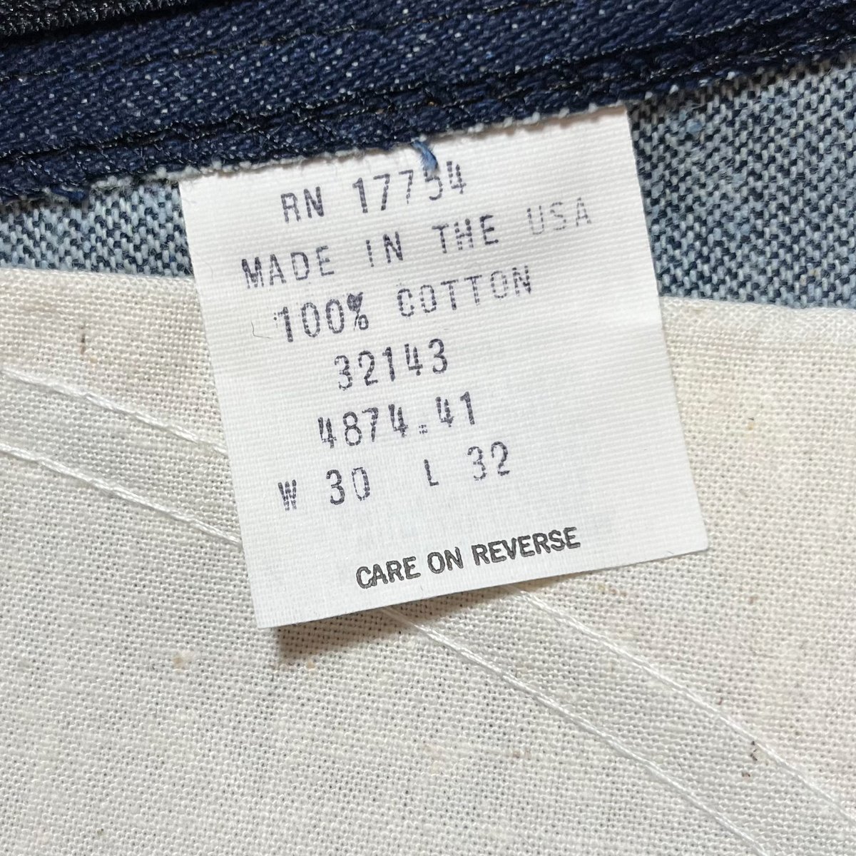 1970's SADDLE KING PLUS Denim Pants Deadstock |...