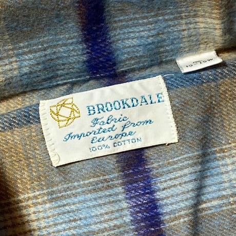 1960's BROOKDALE Flannel L/S Shirt Deadstock