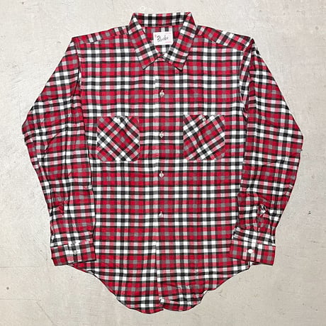 1960's Blocks Flannel L/S Shirt Deadstock