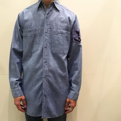 1950's US.NAVY Chambray L/S Shirt