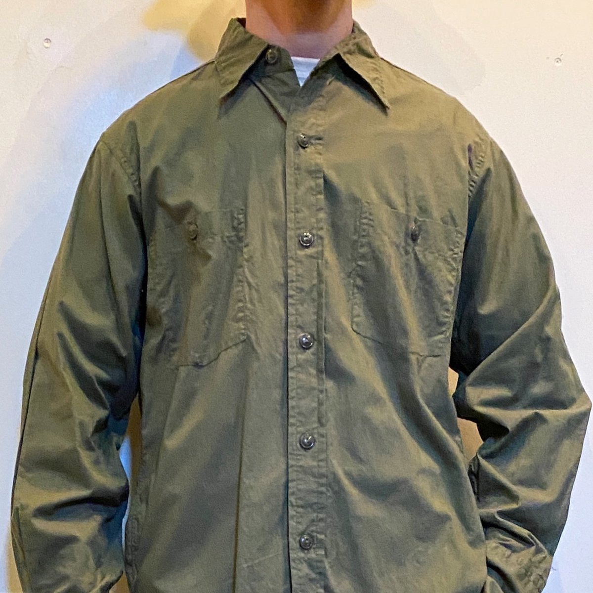 60's ◎ノンリップ U.S.M.C. デポリペア物WR POPLIN 3rd 60´s