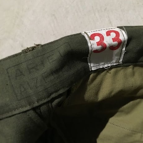 1960's French Army M-47 Herringbone Trousers Deadstock