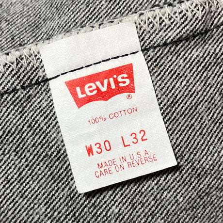 1990's Levi's 501 Black Denim Pants