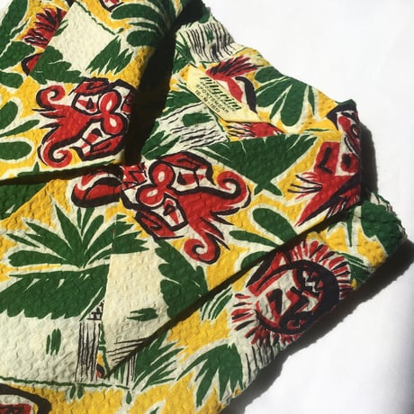 1950's Pilgrim Seersucker S/S Shirt Deadstock